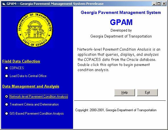 Georgia Pavement Management (GPAM) Decision