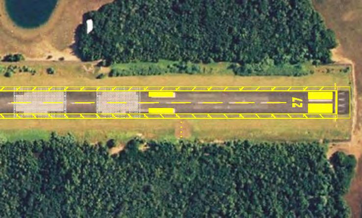 PHASE 3 CONSTRUCTION Re-stripe Runway for full 150 feet wide use prior to next flight operation. Install 2 inch asphalt overlay over entire 150 feet width of Runway, including shoulders.