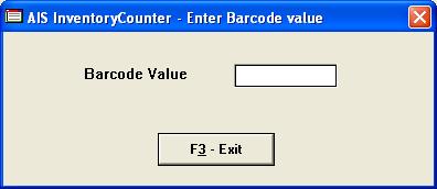 To obtain a commodity by barcode you will touch or click on the barcode button You will be prompted to scan (or manually type) the UPC-A code.