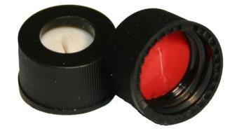 10-425 Open Top Screw The 10-425 open top screw caps are available in black or white and can have a variety of liners