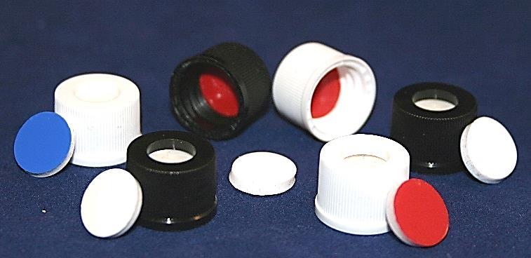 060" Thick, Red PTFE/ White, easy pierce Silicone inserted into a 10-425 Black 2506-10021-C 2506-10021-M 2506-1010-C
