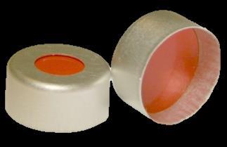 040" Thick, Clear FEP/ Orange Silicone inserted into an 11mm Silver Aluminum Magnetic
