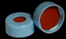 040" Thick, Red PTFE/ White easy pierce Silicone inserted into a 11mm Yellow Snap ST119.