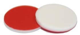 040" Thick, Natural PTFE/ White Silicone, easy pierce, Ultra Low Bleed,