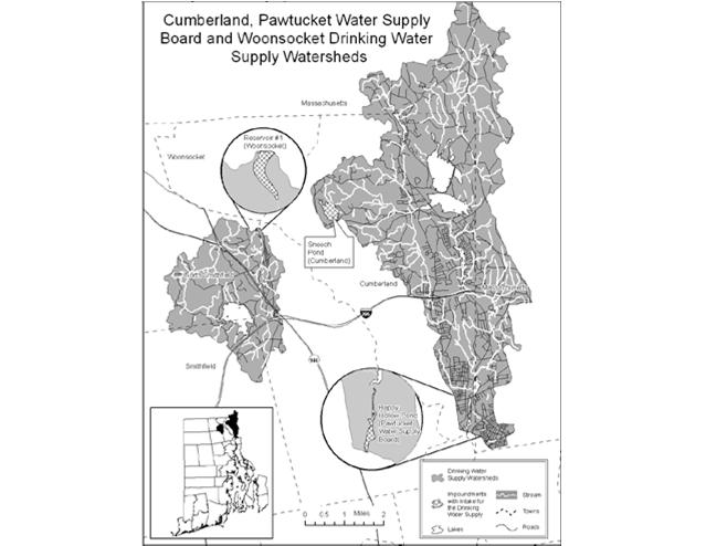Critical Resource Areas Drinking water reservoirs