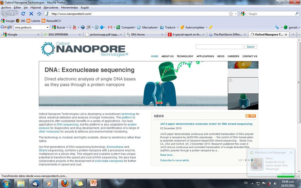Oxford Nanopore Tech: