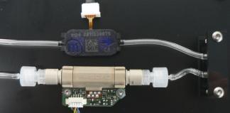 Flow control with a separate flow sensor In order to be able to monitor the flow rates and to use closed loop control for increased accuracy the integration of a flow sensor should be considered.