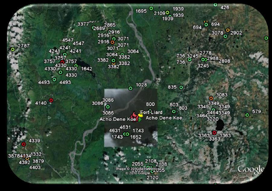 Ft. Liard, NWT Acho Dene Koe Community Population: 530-600, ~160 homes History of