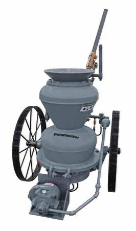 AG 15 AUTOMATIC GUN DRY PROCESS 3 The AG 15 is completely automatic and ideal for dry-process shotcrete in Civil applications.