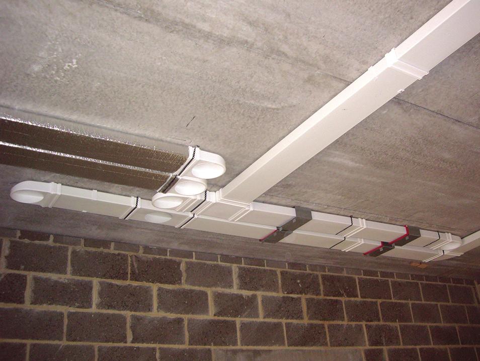 Ventilation Ductwork The Contractor is to provide a fire duct system to ensure fire protection, thermal and acoustic insulation for circular and rectangular ductwork.