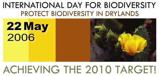 INTERNATIONAL DAY FOR BIOLOGICAL DIVERSITY