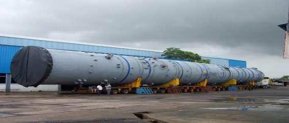 Amongst them the heaviest Consignment was 300 MT and maximum length 49 mtr and maximum height of 5.90 mtr.