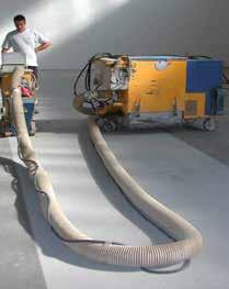Ultratop Preparation of the substrate by shot-blasting Preparation of the product with a drill Preparation of Ultratop in a mixer respectively, after 28 days, A9 is the Böhme abrasion-resistance