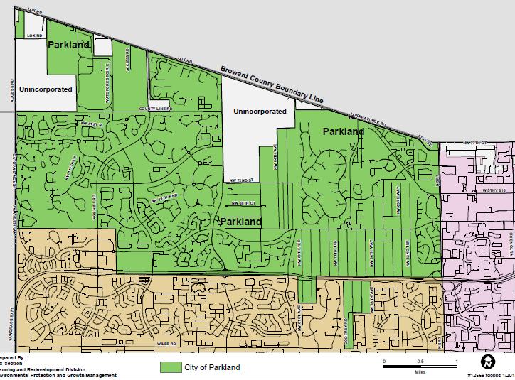 Figure 3.0: City of Parkland Wedge Area, 2014 3.