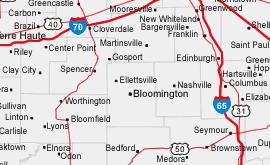 WVNI covers about a 40 mile radius of Bloomington with the ability to reach over 300,000 people.