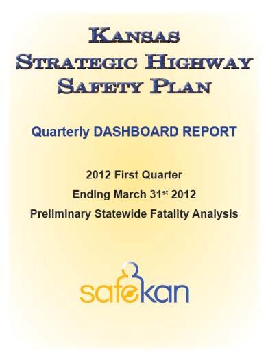 The Report presents either quarterly or annual fatality counts compared to the previous year.