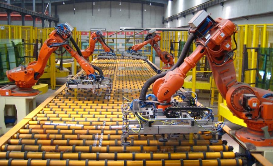 Processes of industrial production Assembly lines have been robotised and many computer