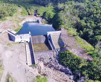 Somosomo hydropower reservoir, Taveuni Geothermal Power Generation Fiji is still in the early stages of mapping out geothermal resources and power generation feasibility.
