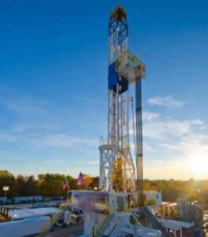 4 Onshore drilling in the Barnett, Texas.