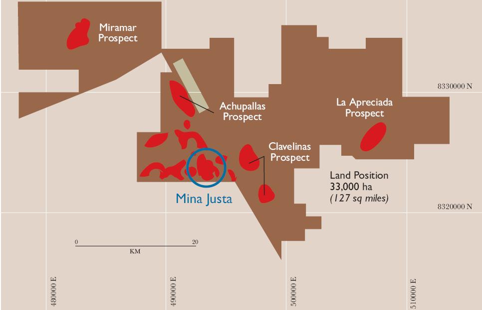 15. ADJACENT PROPERTIES The western portion of Marcobre s TA1 property boundary is coincident with the eastern boundary of the Marcona iron mine, owned by Shougang Hierro-Perú S.A (see Figure 4.