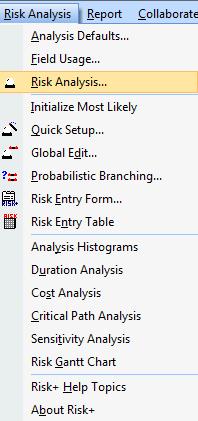 Run Risk Simulation The following steps are required to run a Monte Carlo simulation using Risk+.