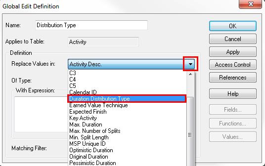 17. Select the dropdown beside Replace
