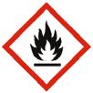 Hazard pictograms : Signal word : Warning Hazard statements : H226 Flammable liquid and vapour. H319 Causes serious eye irritation. Precautionary statements : Prevention: P210 Keep away from heat.