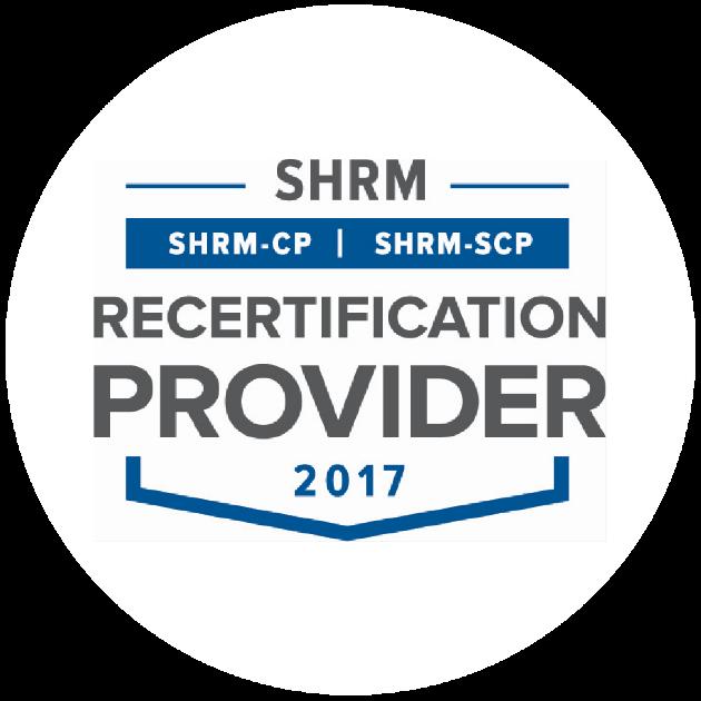 The use of this seal confirms that this activity has met HR Certification Institute's (HRCI ) criteria for recertification