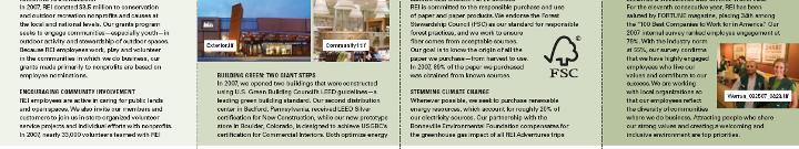 2007 REI Corporate Stewardship