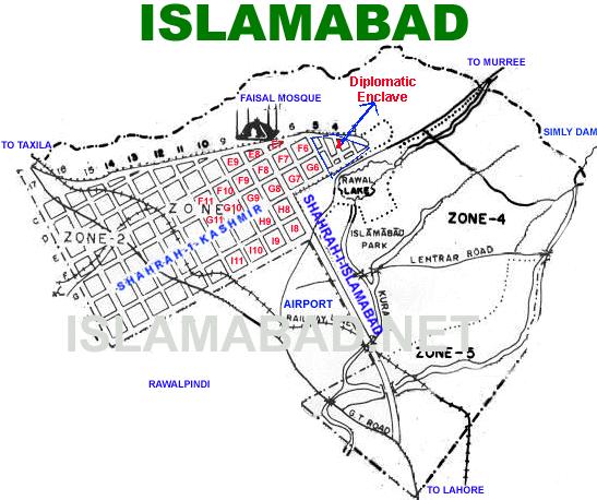 The master plan of Islamabad has Islamabad Capital Territory, municipal limits and the peripheral limits within which Sanitation Directorate performs its functions.