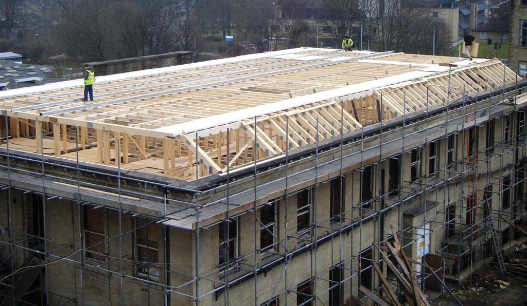 CASE STUDY HOWARTH TIMBER ENGINEERED SOLUTIONS / CASE STUDY FORMER MILL SPANNED WITH HOWARTH S ENGINEERED ROOF TRUSSES Howarth Timber Engineered Solutions manufactured and delivered to site around 90
