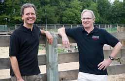 PHOTO: Edwin remsberg Doug Parker and Erik Lichtenberg of the Department of Agricultural and Resource Economics have studied nutrient management within Maryland for two decades.