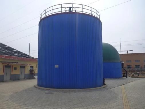 Hegezhuang biogas plant Capacity: 20t FS/d Process: 2