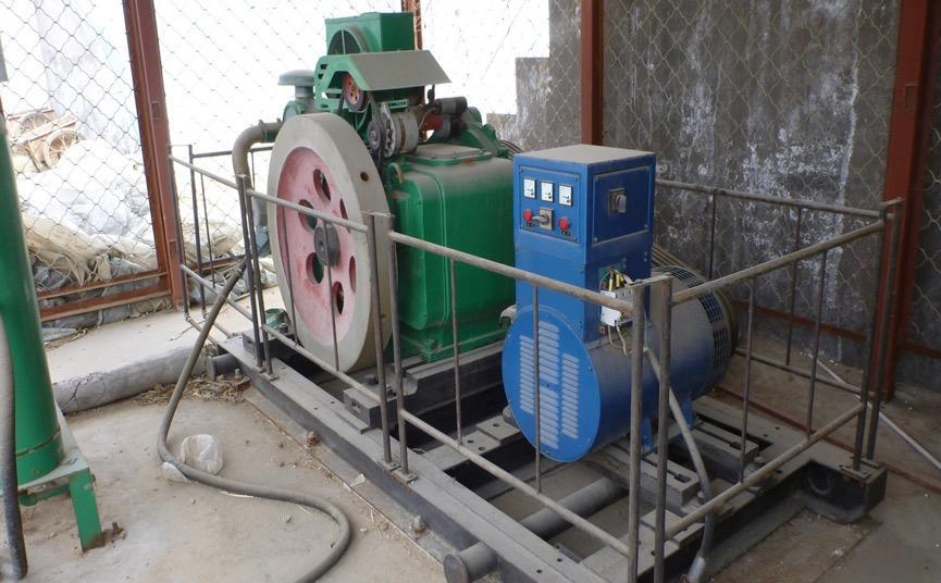 Biogas generator (25 KWel) as emergency