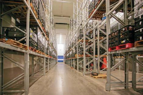 safety. Advantages for SMU - Large storage capacity: SMU can house 47,000 pallets of 1,200 x 1,000 mm.