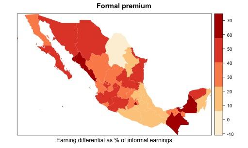 REDUCING INFORMALITY: BRIDGING THE GAP BETWEEN THE TWO MEXICOS 9 Figure 2: Both the informality