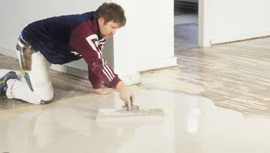 The existing floor is out of level and not flat. Or you need to install underfloor heating. Or you need only a thin floor leveling over the screed.