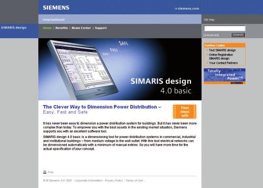 PUBLICIS Test it right now. Get a copy of SIMARIS design basic and secure a whole lot of saving potential for your power distribution dimensioning at: www.siemens.