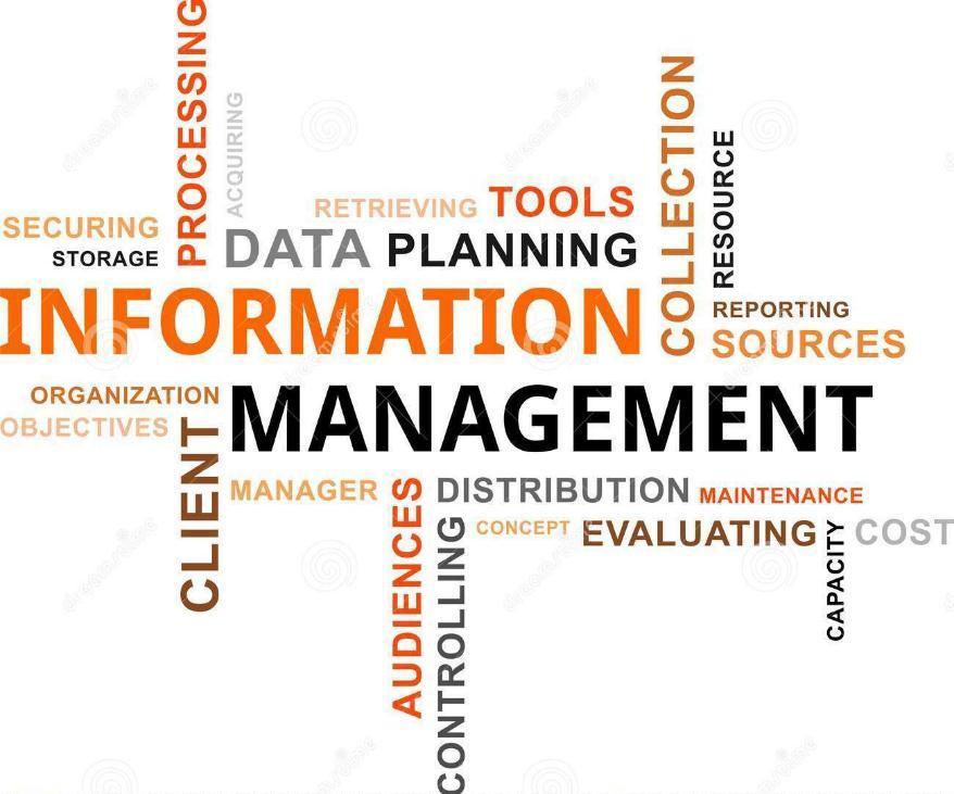 Information management.