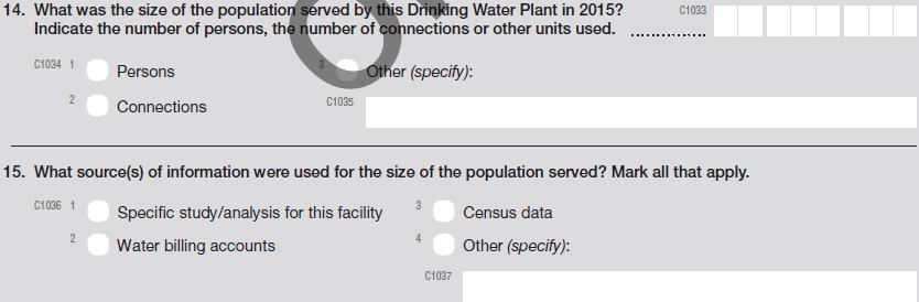 Survey of Drinking Water