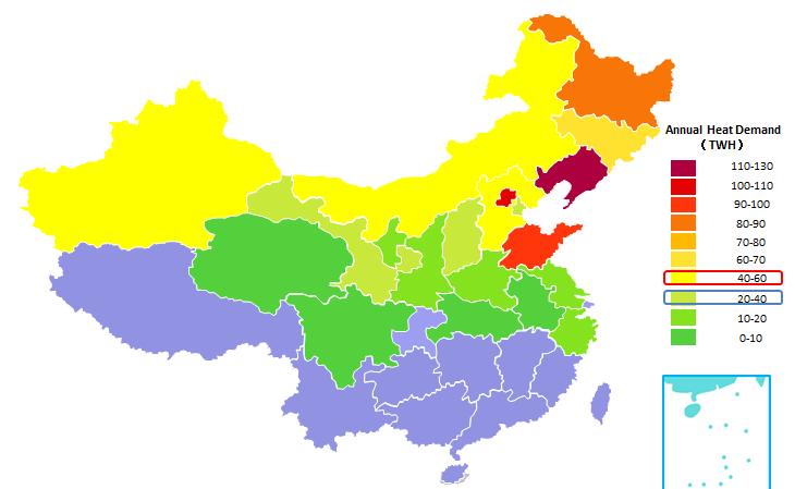 Challenge III: Heat-driven Operation of Combined Heat and Power (CHP) Units Heat demand distribution The share of CHP in thermal units Limited Flexibility of CHP Northeast China 70% North China 50%
