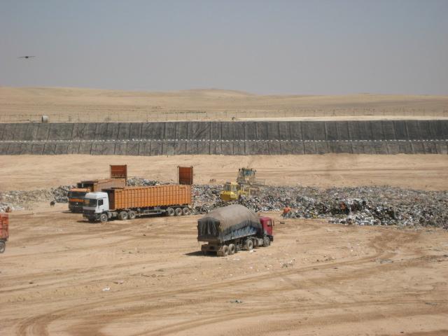 management, slopes Operations: Waste compaction, cover Amman, Jordan Daily
