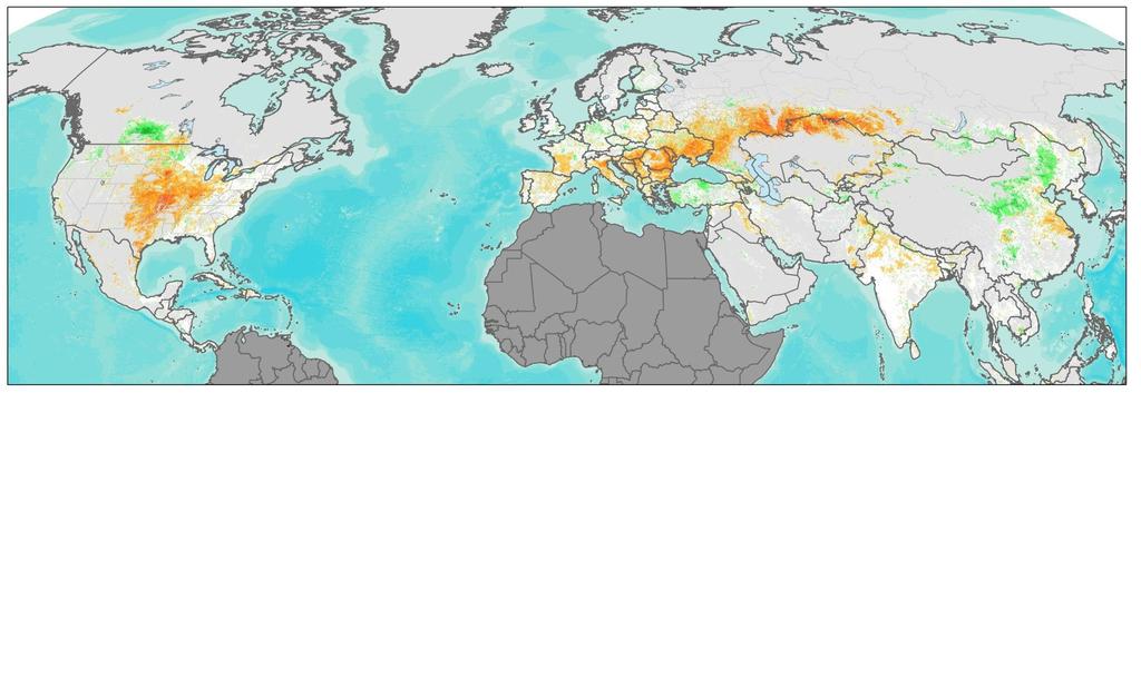 NDVI Component 1 Phase 1 (2012-2103) Crop Condition Global Outlook: Building International Consensus Assessment of Crop Conditions in Northern Hemisphere- input to AMIS Canada Russia Ukraine