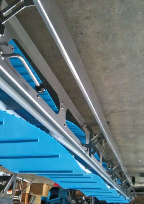 conveyor in warehouse Stainless steel belt conveyor for hygiene