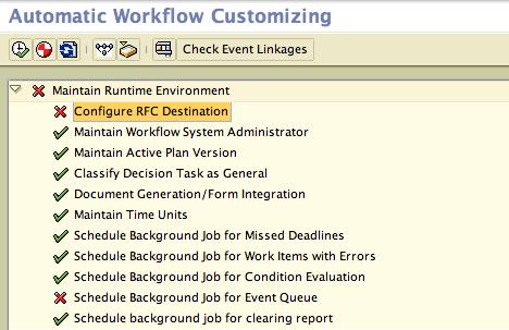 their work item Workflow Activation of workflow enables to trigger workflow events for SAP GTS Case Management Carry out out basic SAP