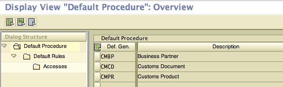 Global Trade Services -> General Settings -> Case Management -> Define Default Data for Case