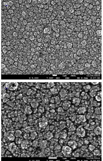 Some correlations can be concluded by doing morphological characterization. The temperature of Cu 2O solution affected the grain size of Cu 2O thin film.