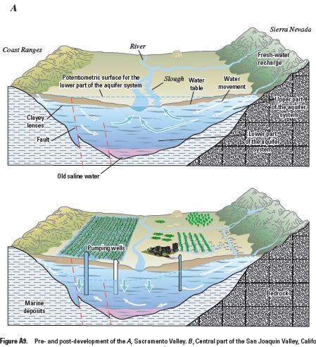 III. Movement of groundwater C. Springs Occur where the water table intersects Earth s surface Natural outflow of groundwater A.