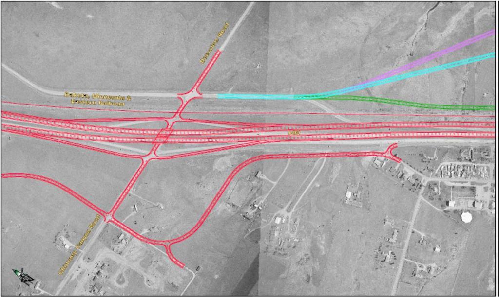 Chapter 5: ALTERNATIVES Alternatives for the Exit 44 interchange were initially developed and evaluated as part Interstate 90 Black Hawk Sturgis Corridor Preservation Study.