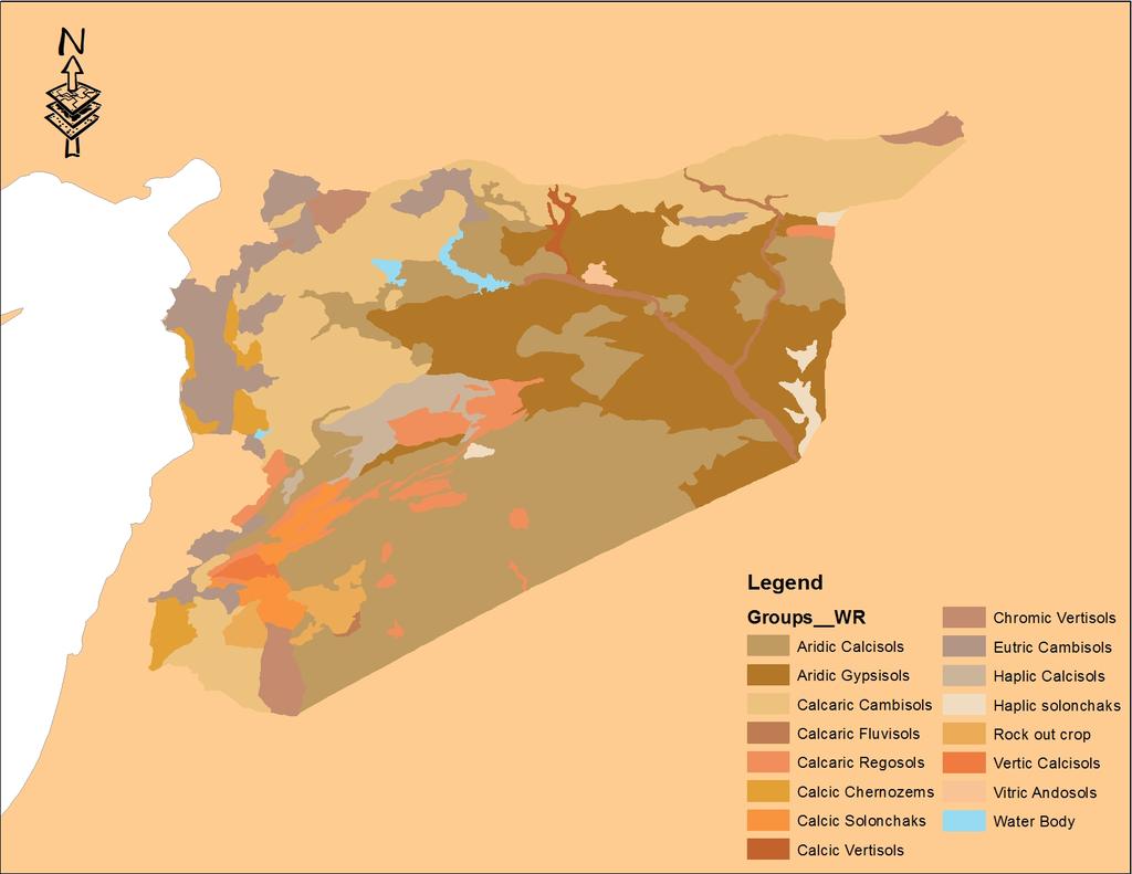 Syria Soil map